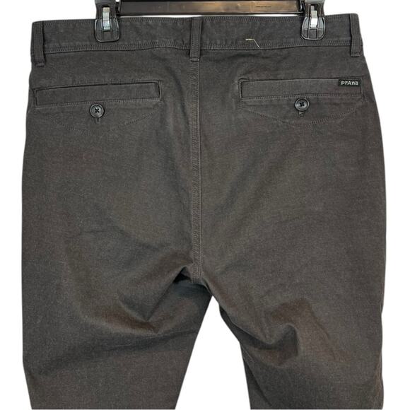 Prana Men’s Straight Fit Charcoal Mcclee Everyday Pants 34 x 29 - Picture 7 of 16